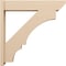 Ekena Millwork 8-in W x 40-in D x 40-in H Balboa Slat Rough Cedar Woodgrain TimberThane Outlooker, Primed Tan OUTUR080X40X40BOA24RCPR - alternate 3